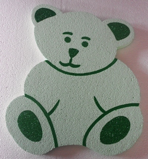 teddy-polystyrene-30cm-green