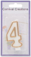number-candle-gold-4