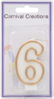 number-candle-gold-6