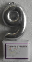 number-candle--met-silver--9